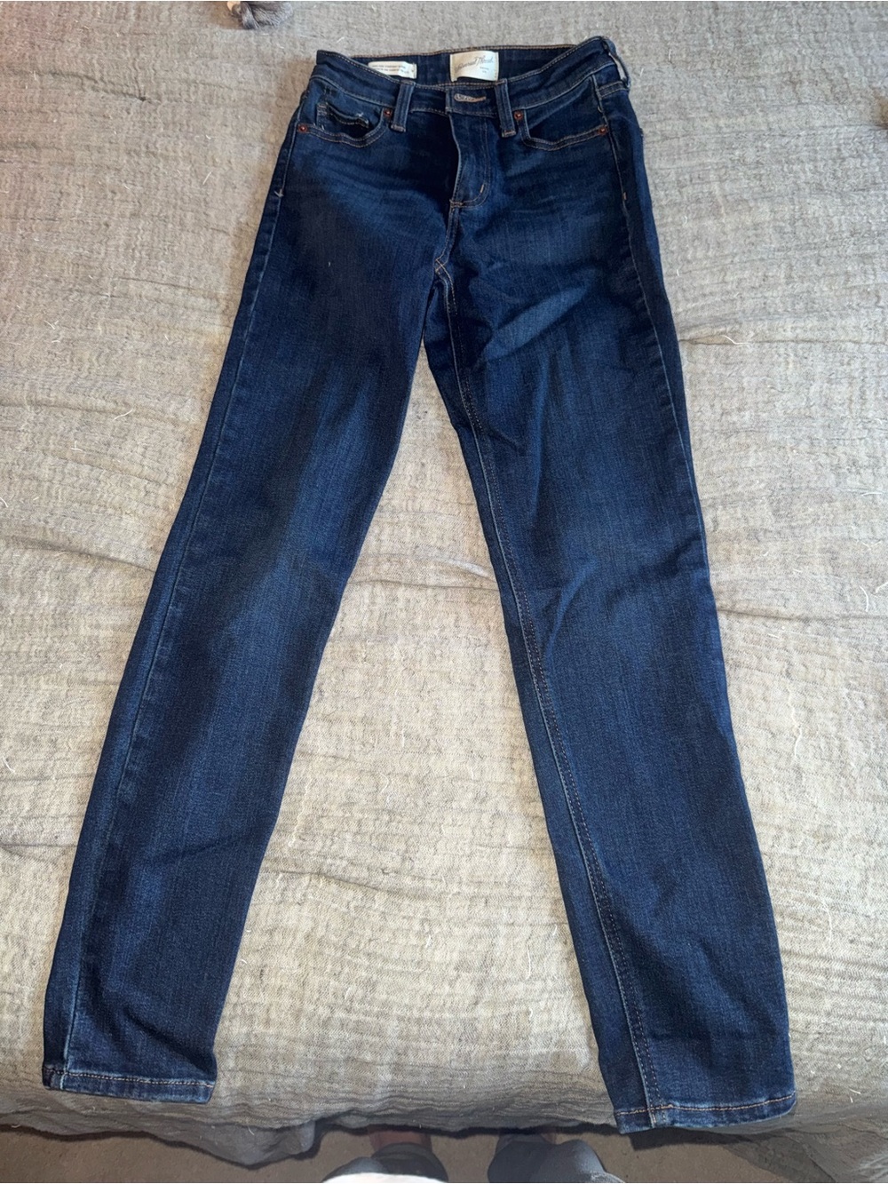Dark Wash Women’s Straight Jeans - Classic Denim